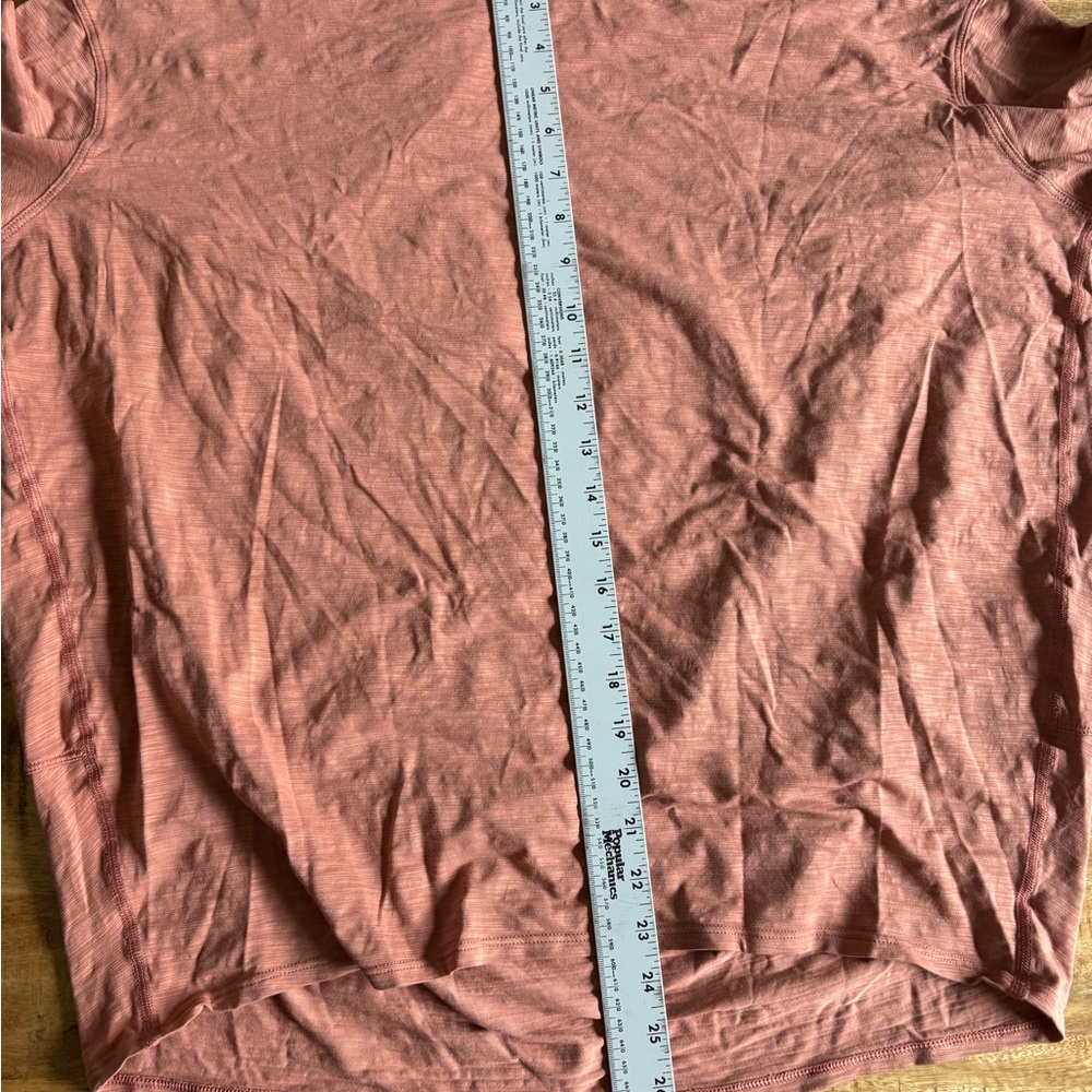 lululemon athletica Back in Action Rust Long Sleeve Top - Picture 2 of 3